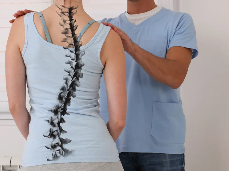 Top Spine Chiropractic treating scoliosis in Worcester